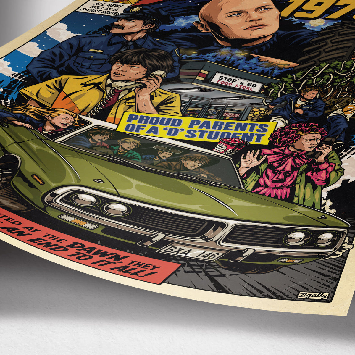 Shakedown 1979 Art Print