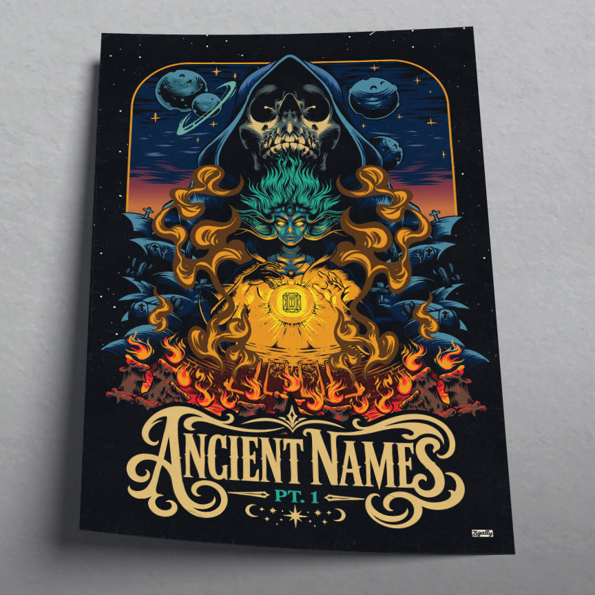 Ancient Names Pt. 1 Art Print