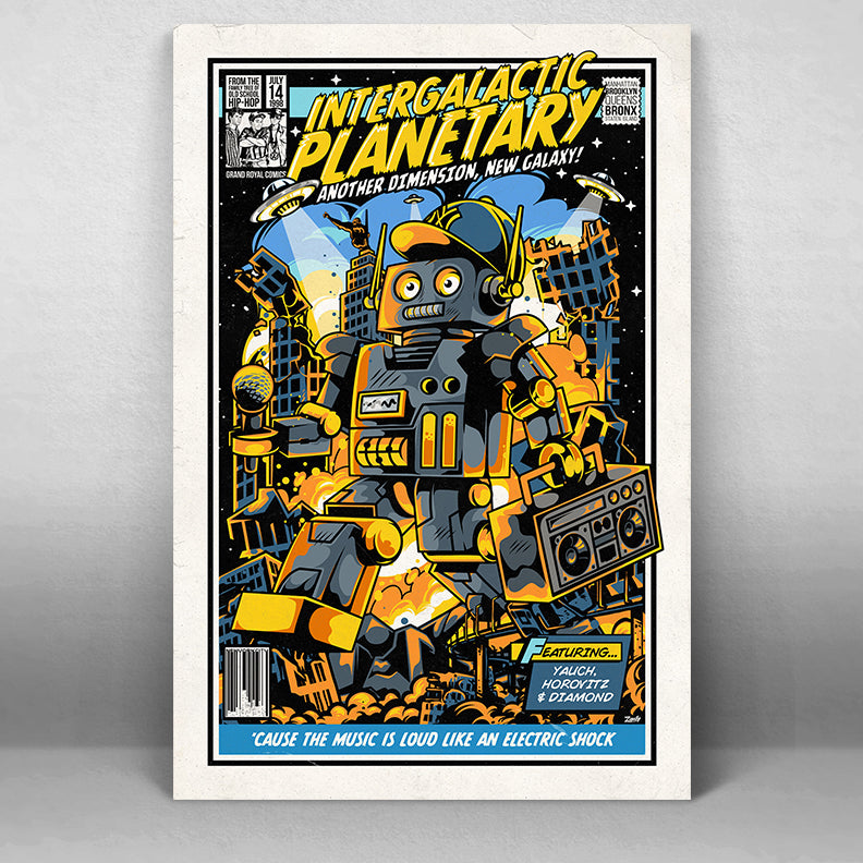 Intergalactic Planetary Poster - zigally