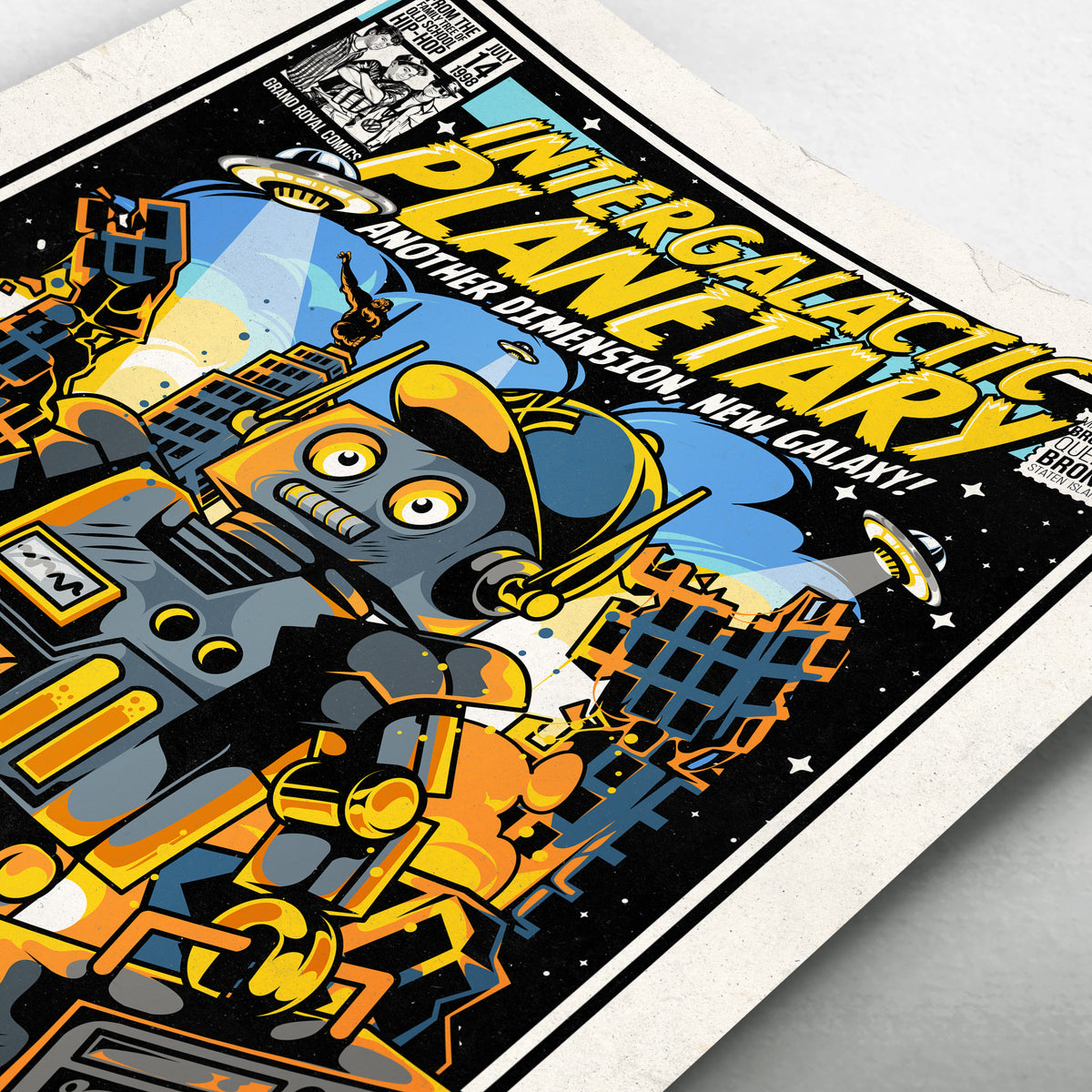 Intergalactic Planetary Poster