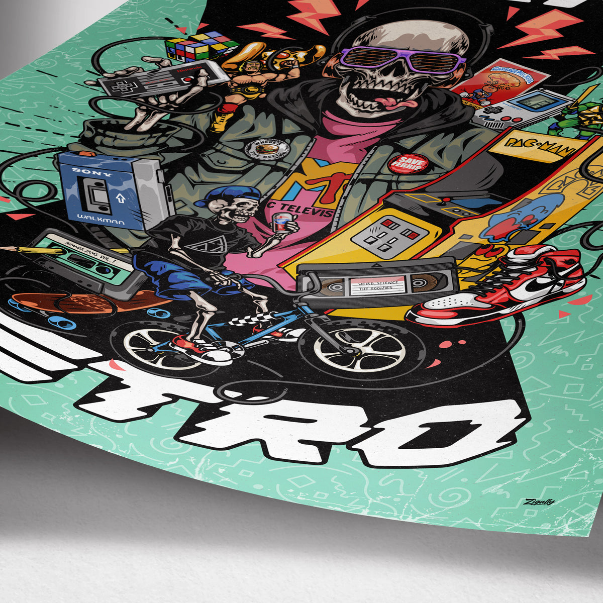 Born Retro - 1980&#39;s Nostalgia Poster