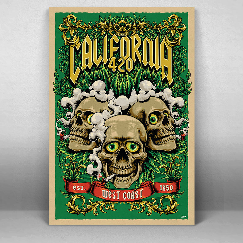 California 420 - West Coast Poster