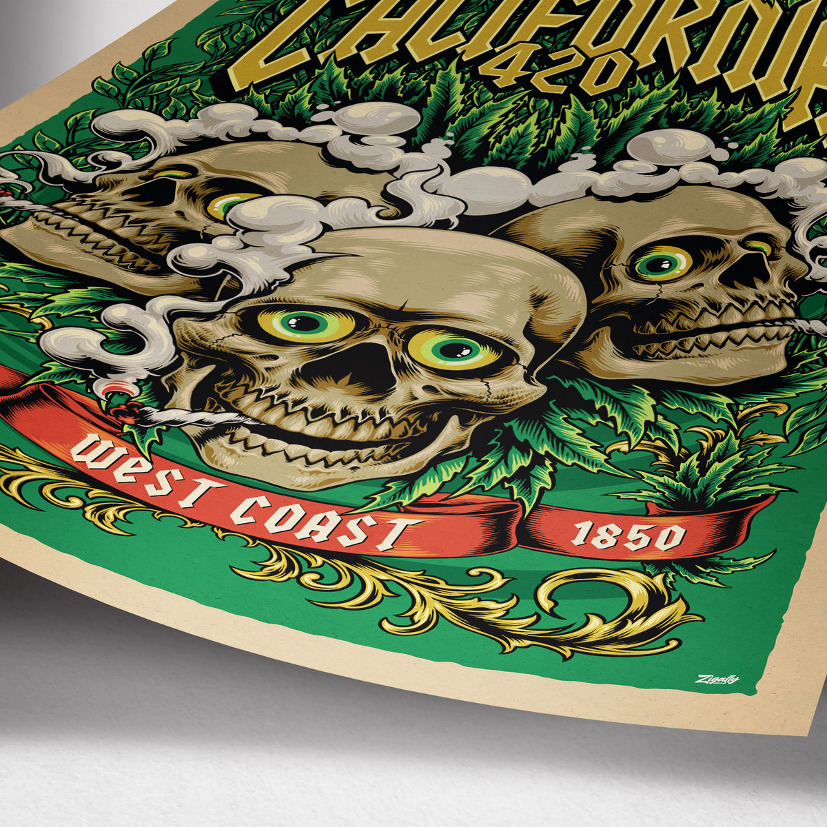 California 420 - West Coast Poster