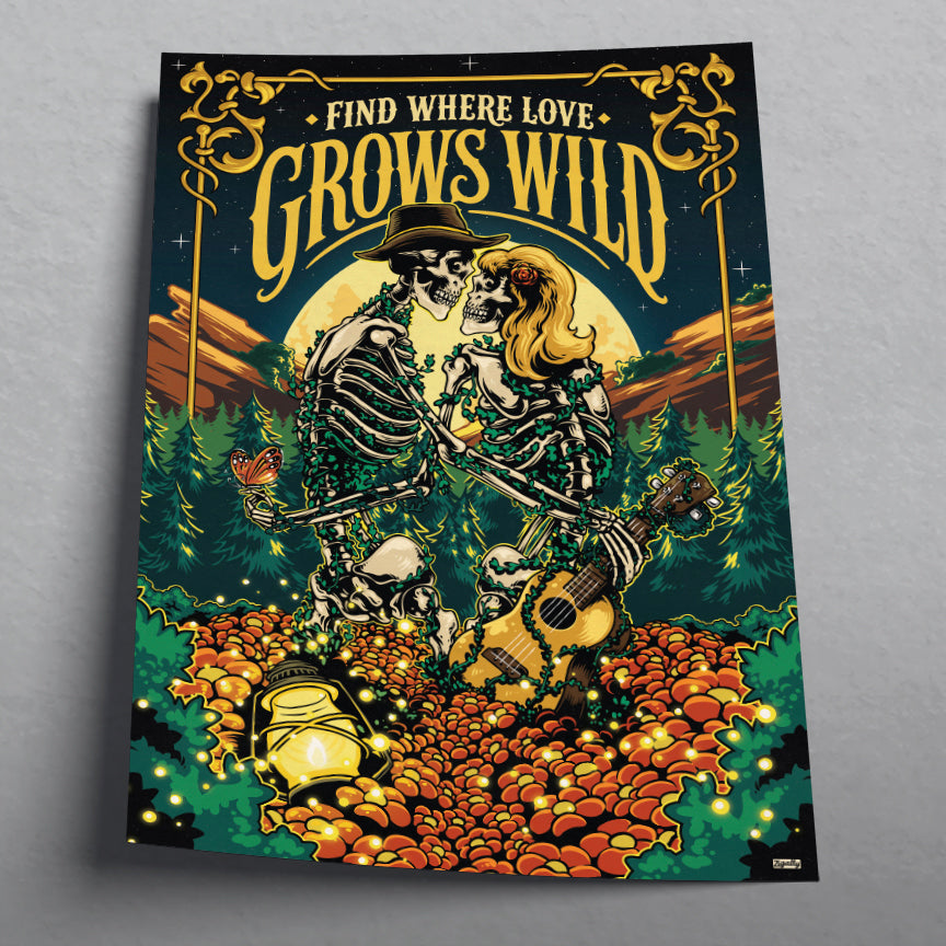 Find Where Love Grows Wild Art Print