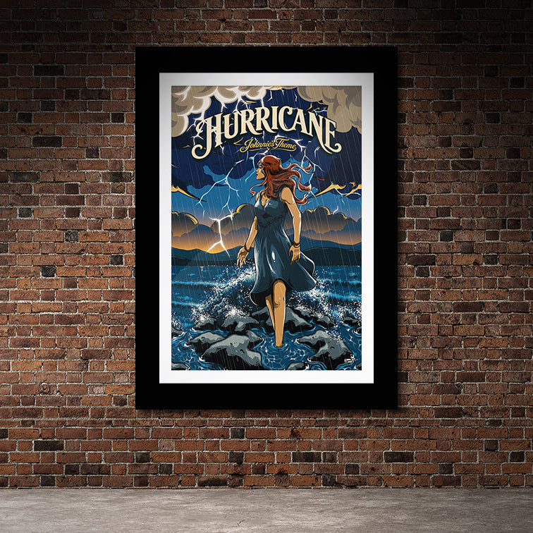Hurricane (Johnnie’s Theme) Stormy Ocean Art Print
