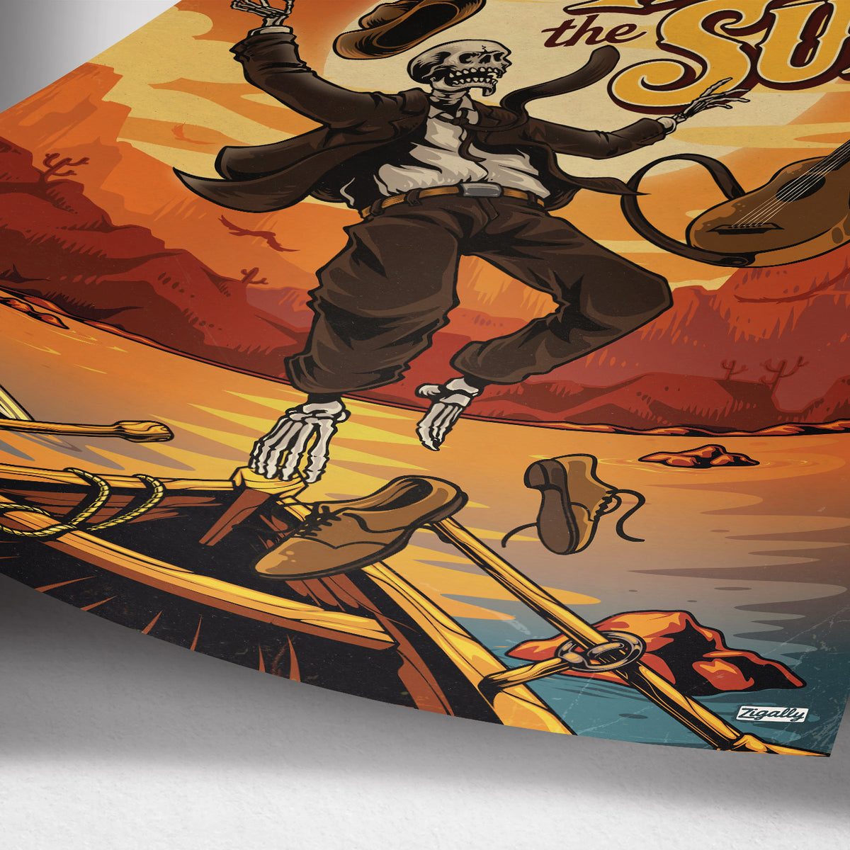 Into The Sun Art Print