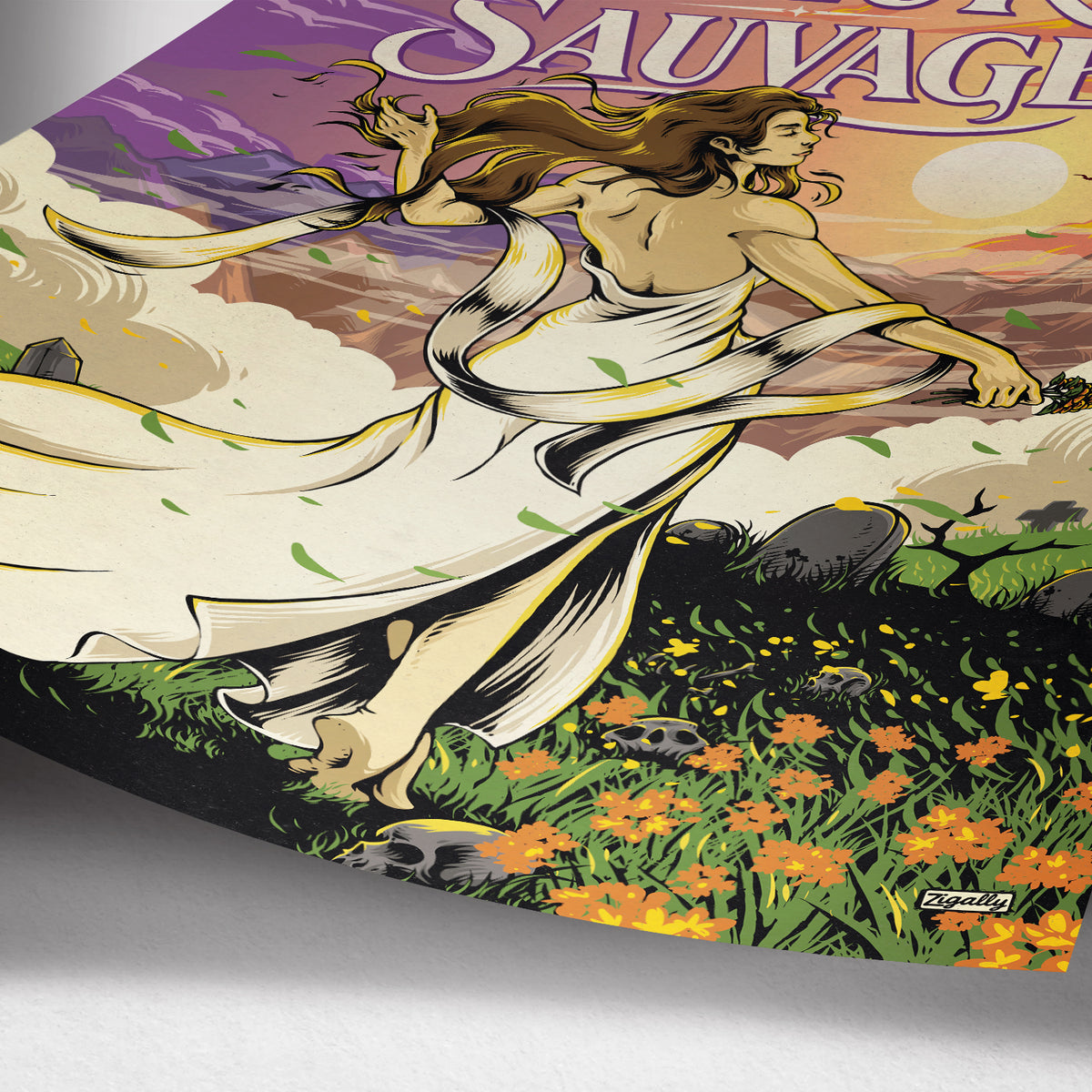La Belle Fleur Sauvage Poster