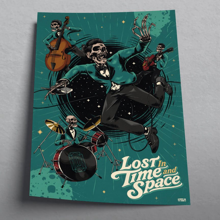 Lost In Time and Space Surreal Art Print