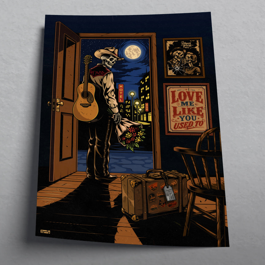 Love Me Like You Used To Western Art Print
