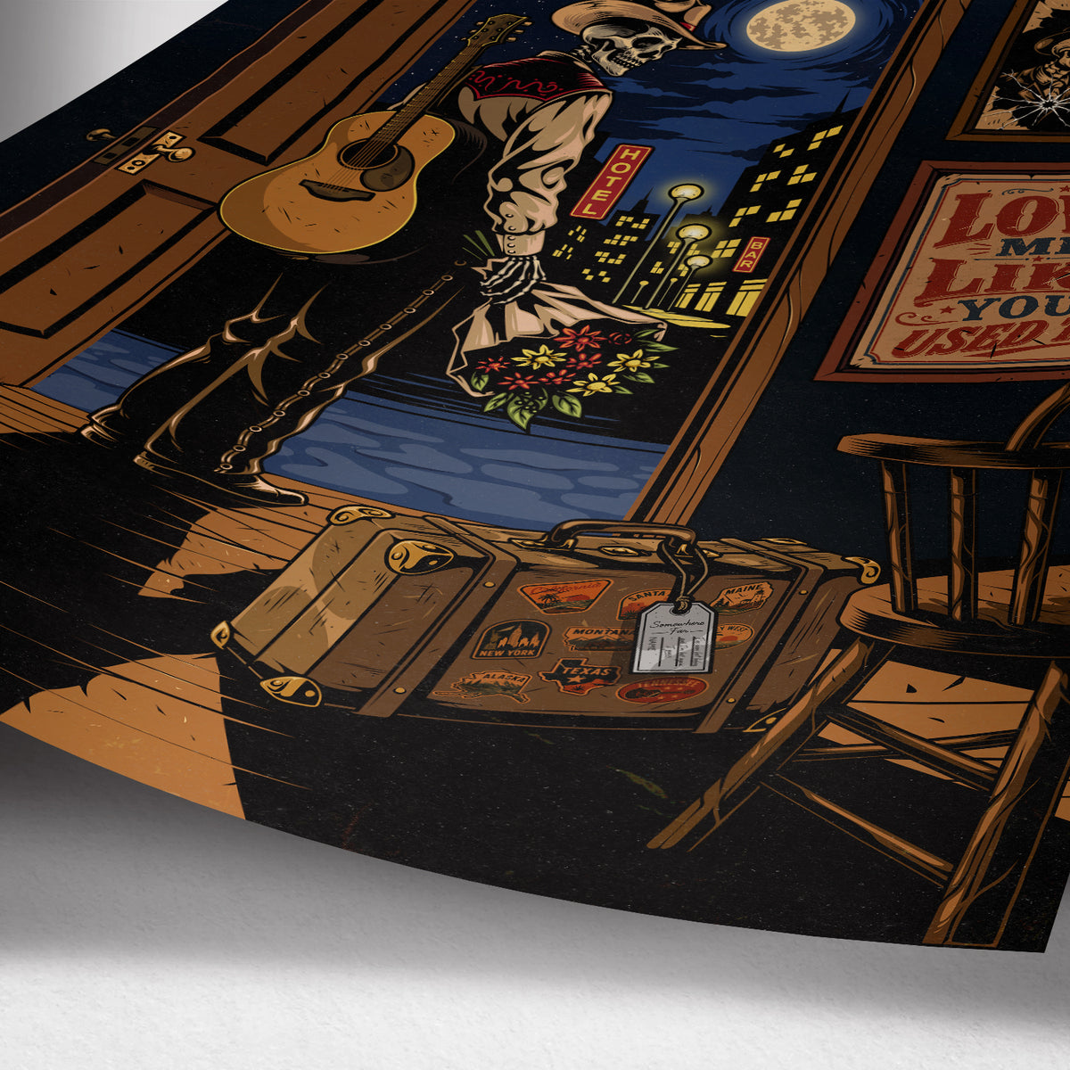 Love Me Like You Used To Western Art Print