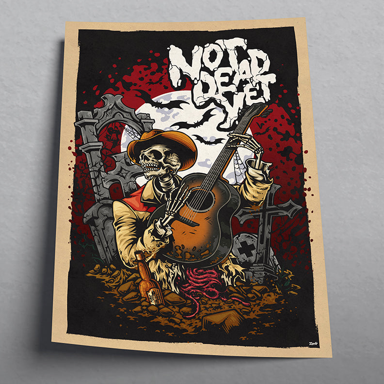 Not Dead Yet Poster (Spooky Version)