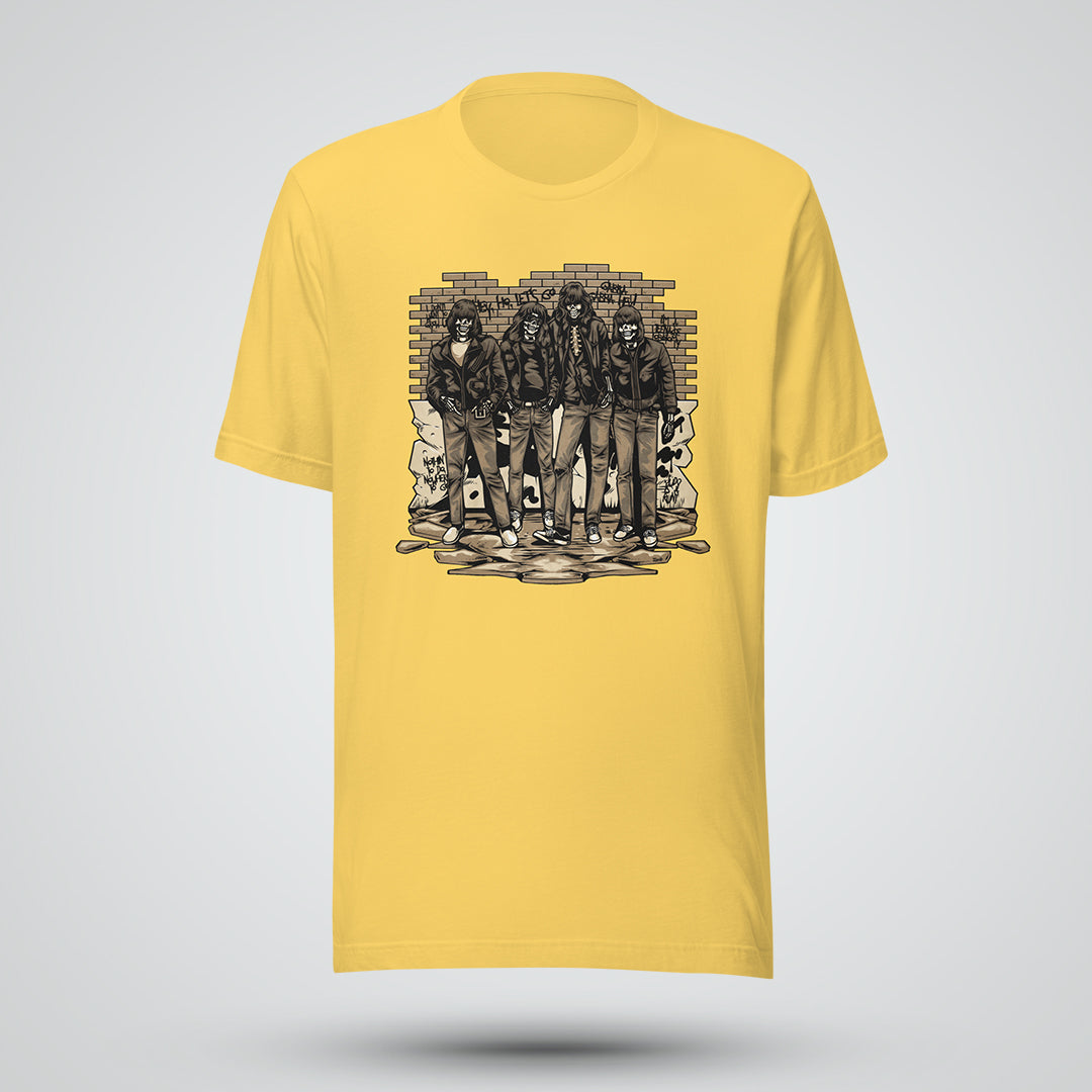 Vintage Punk Skeleton Short-Sleeve Unisex T-Shirt
