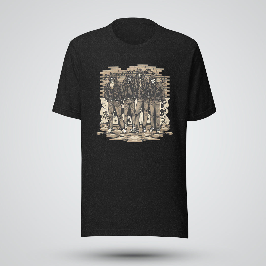 Vintage Punk Skeleton Short-Sleeve Unisex T-Shirt