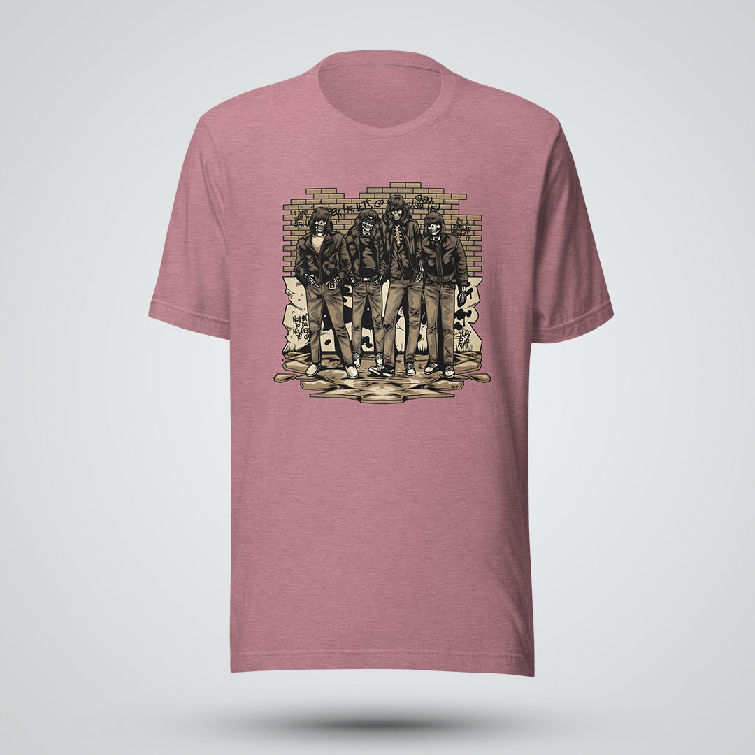 Vintage Punk Skeleton Short-Sleeve Unisex T-Shirt