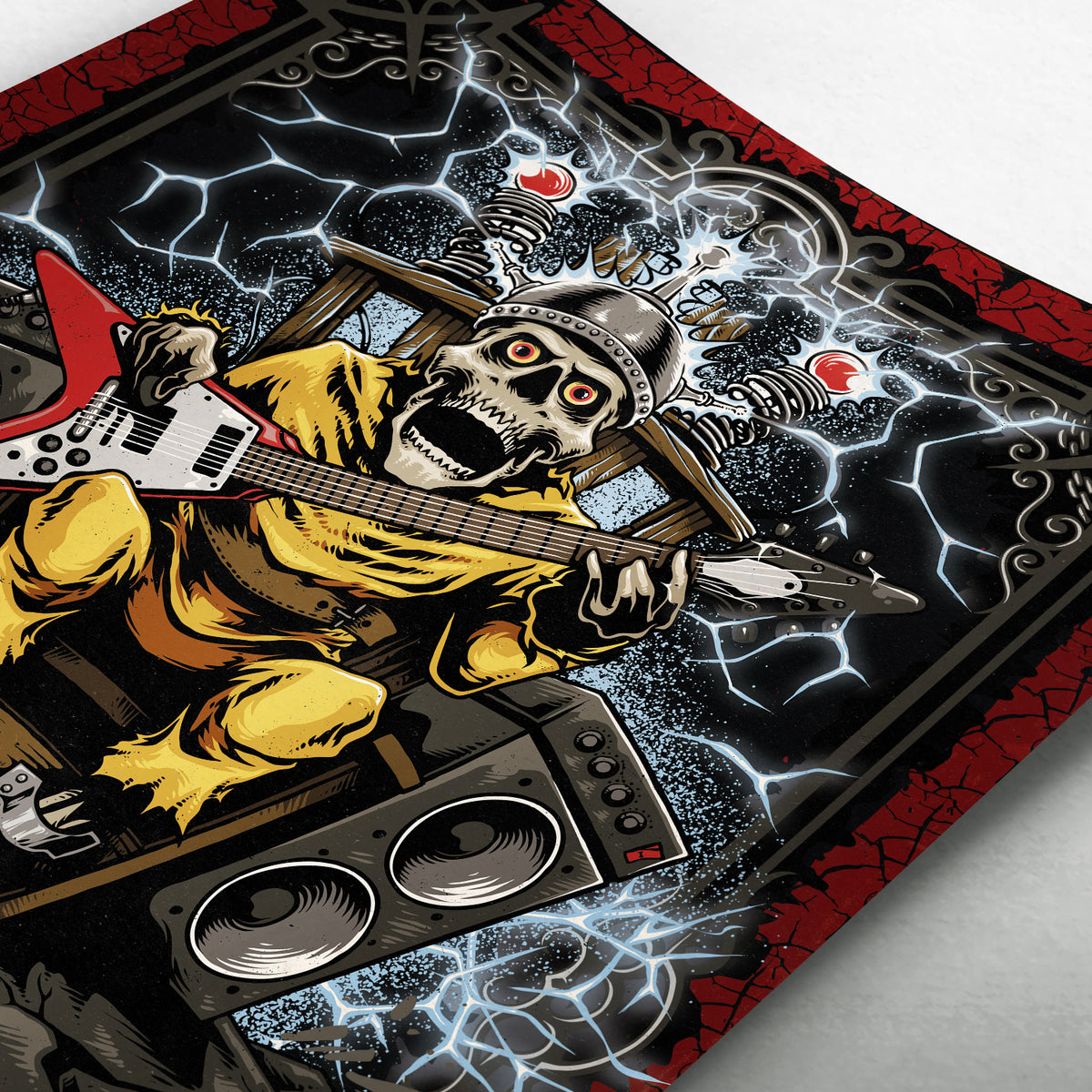 Shred ’Til You’re Dead Heavy Metal Art Print