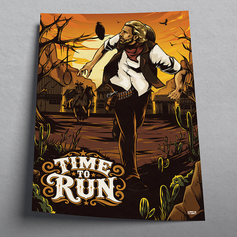 Time To Run Poster