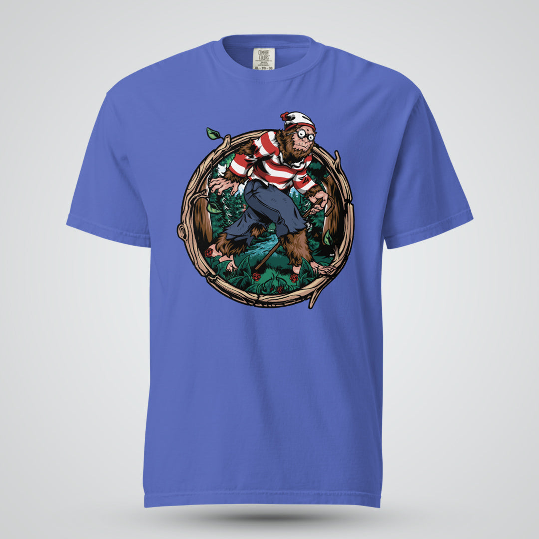 Where&#39;s Bigfoot? - Unisex Garment-Dyed Heavyweight T-shirt