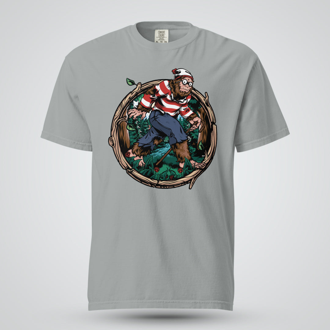 Where&#39;s Bigfoot? - Unisex Garment-Dyed Heavyweight T-shirt