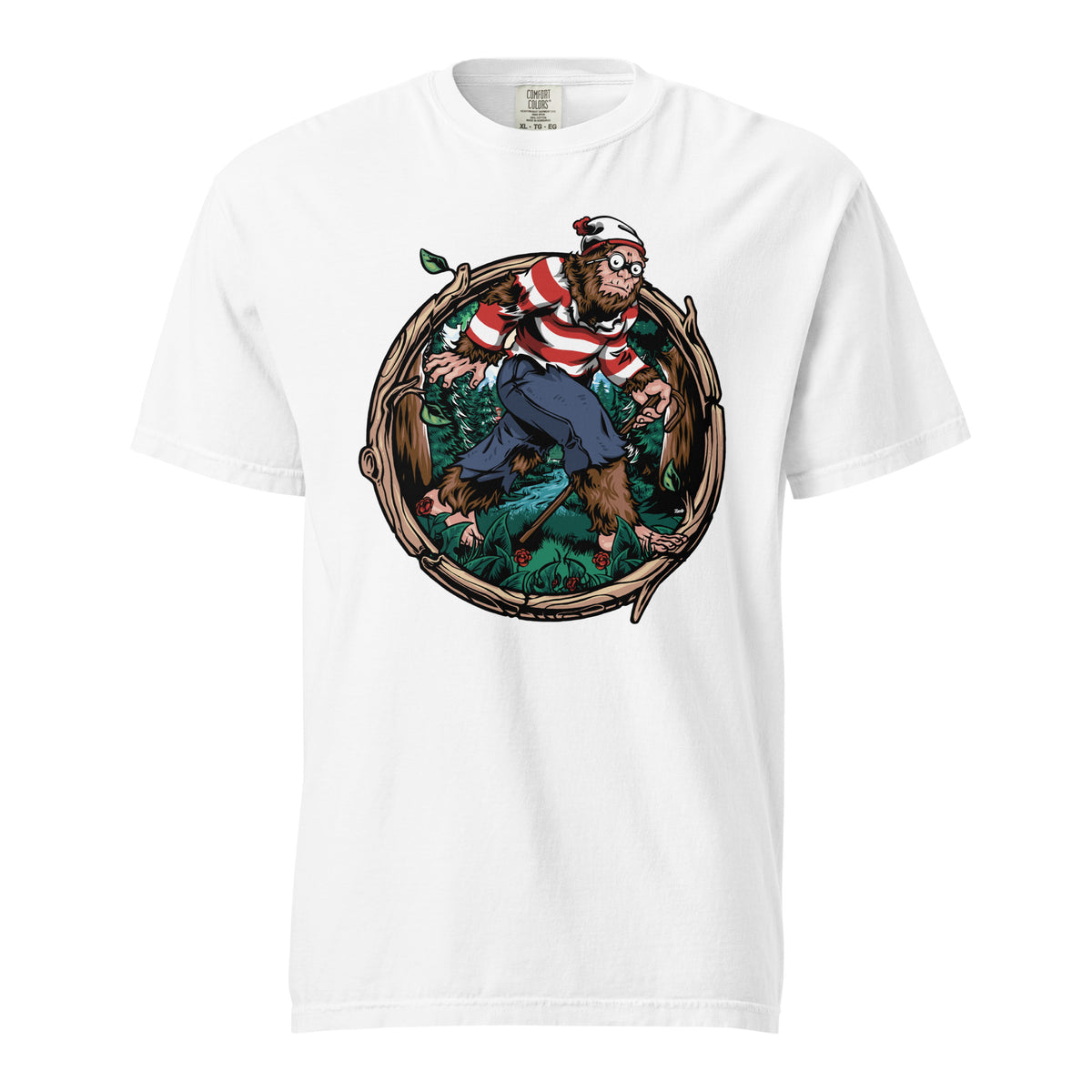 Where&#39;s Bigfoot? - Unisex Garment-Dyed Heavyweight T-shirt