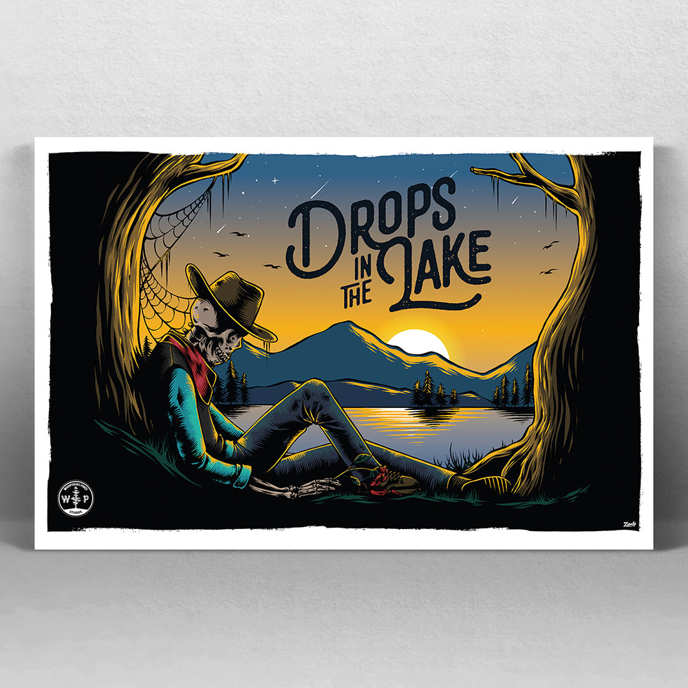 Drops in the Lake Poster