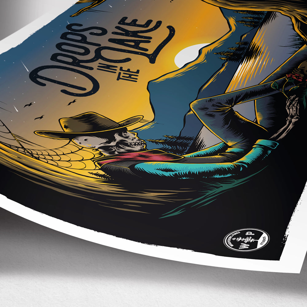 Drops in the Lake Poster