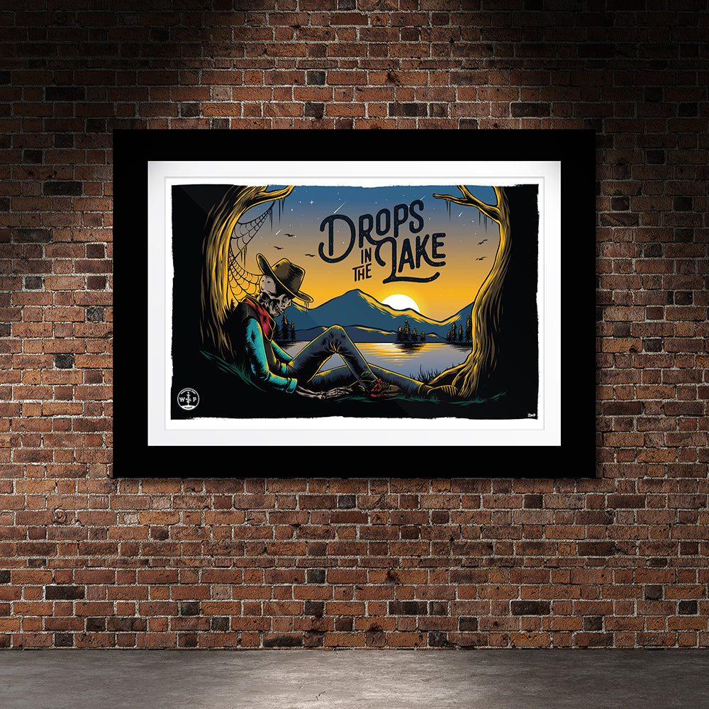 Drops in the Lake Poster