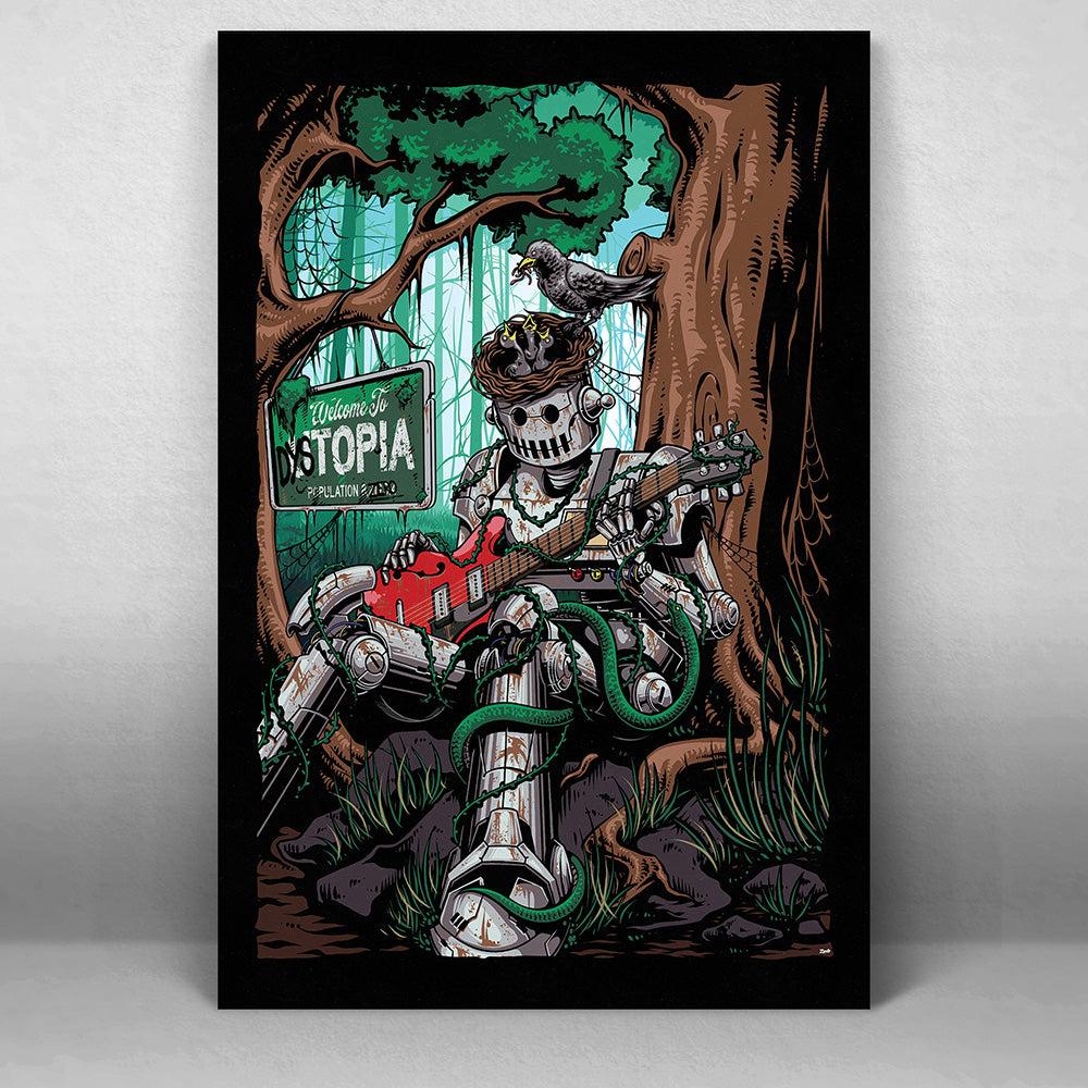 AI Dystopia Poster - zigally