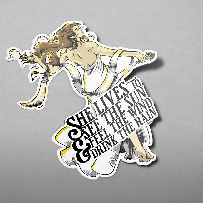 La Belle Fleur Sauvage - Kiss Cut Sticker