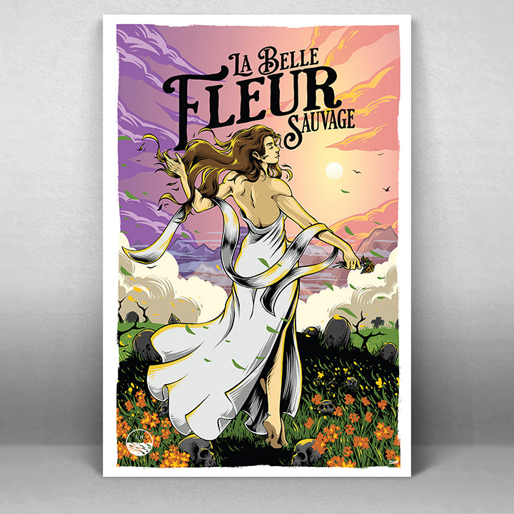 La Belle Fleur Sauvage Poster