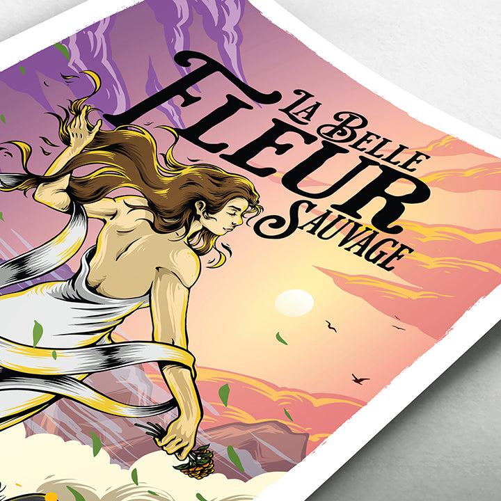 La Belle Fleur Sauvage Poster