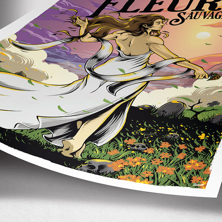 La Belle Fleur Sauvage Poster