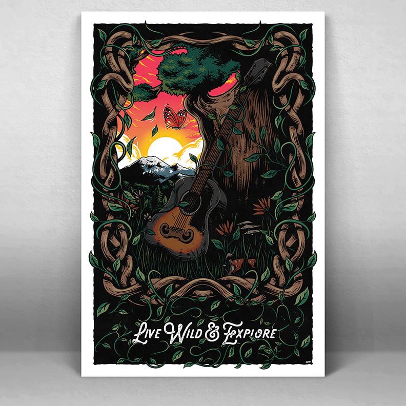 Live Wild & Explore Poster