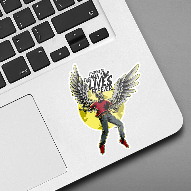 The Man Who Lives Forever - Kiss Cut Sticker