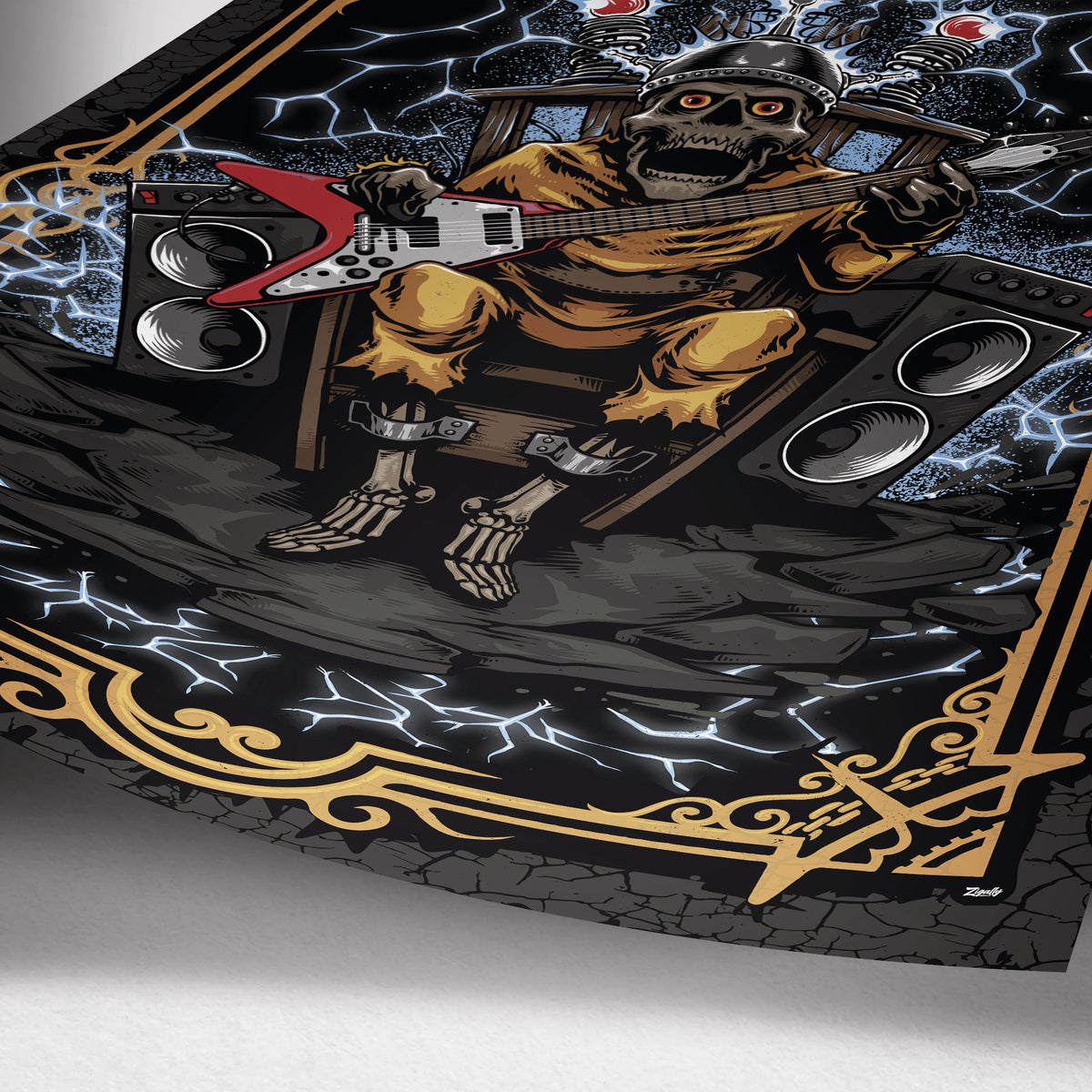 Death Row Heavy Metal Poster