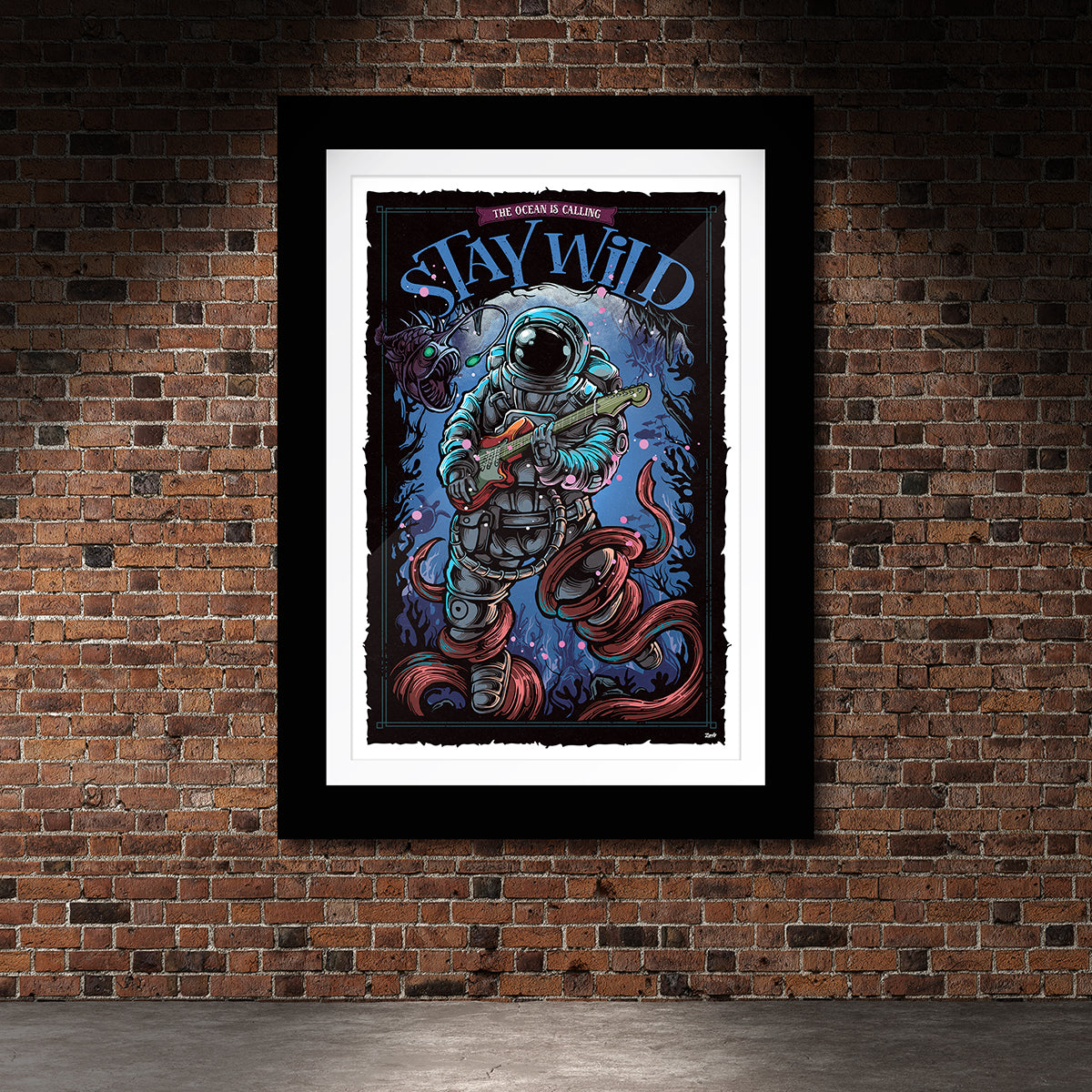 The Ocean is Calling - Stay Wild Poster