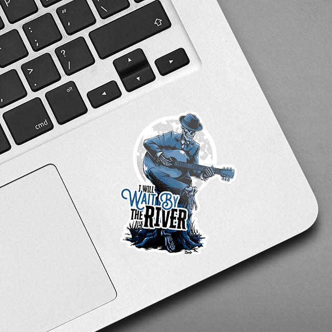 Wait By The River - Kiss Cut Sticker
